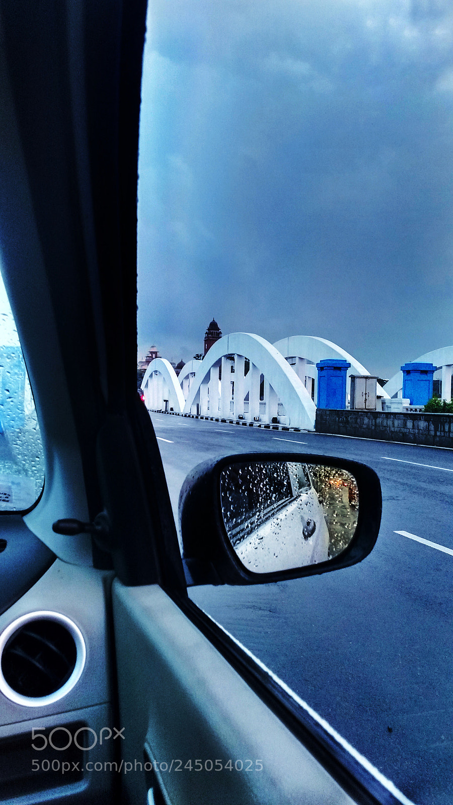Motorola MotoG3 sample photo. Drive down a rainy photography