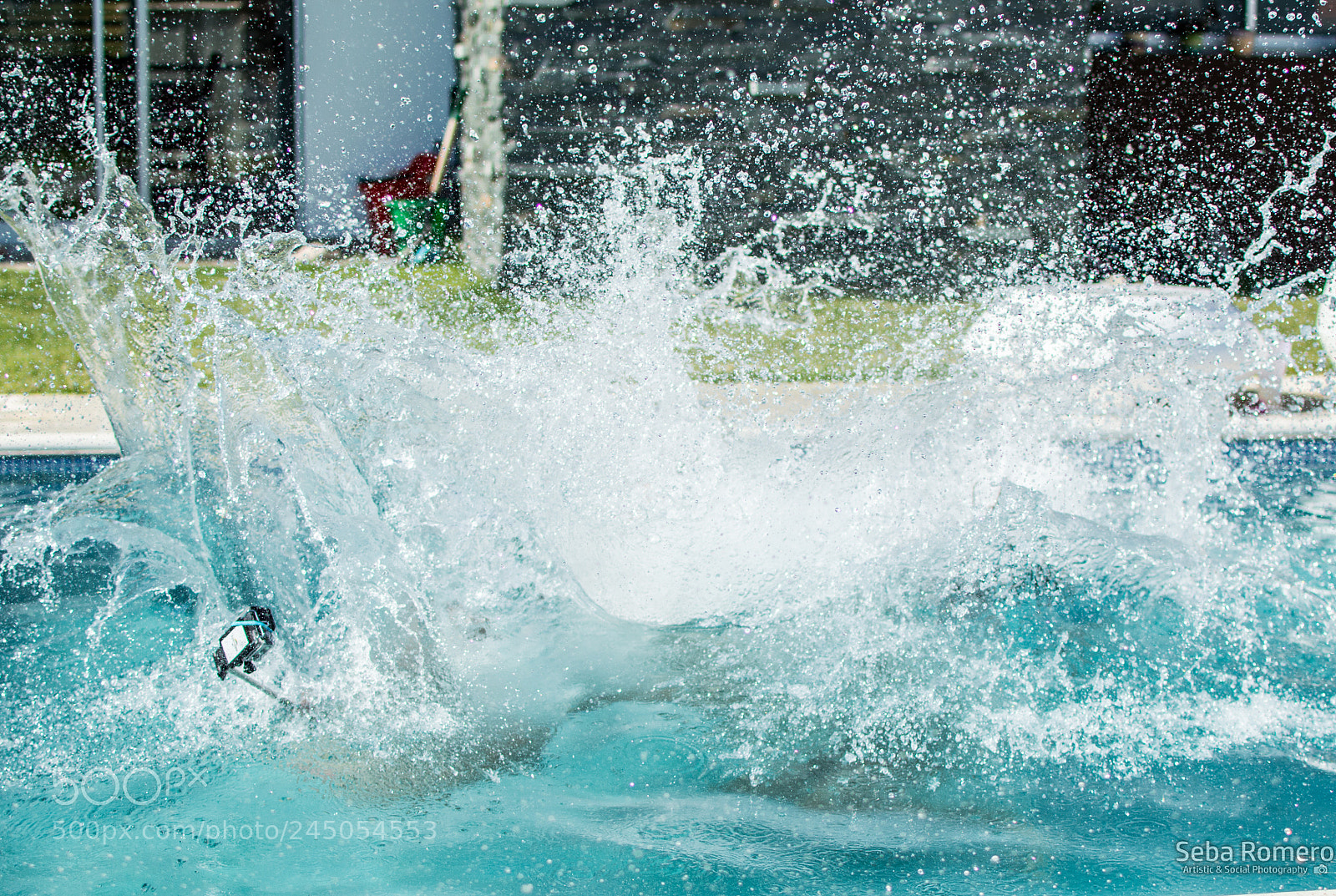 Nikon D3200 sample photo. Pool party photography