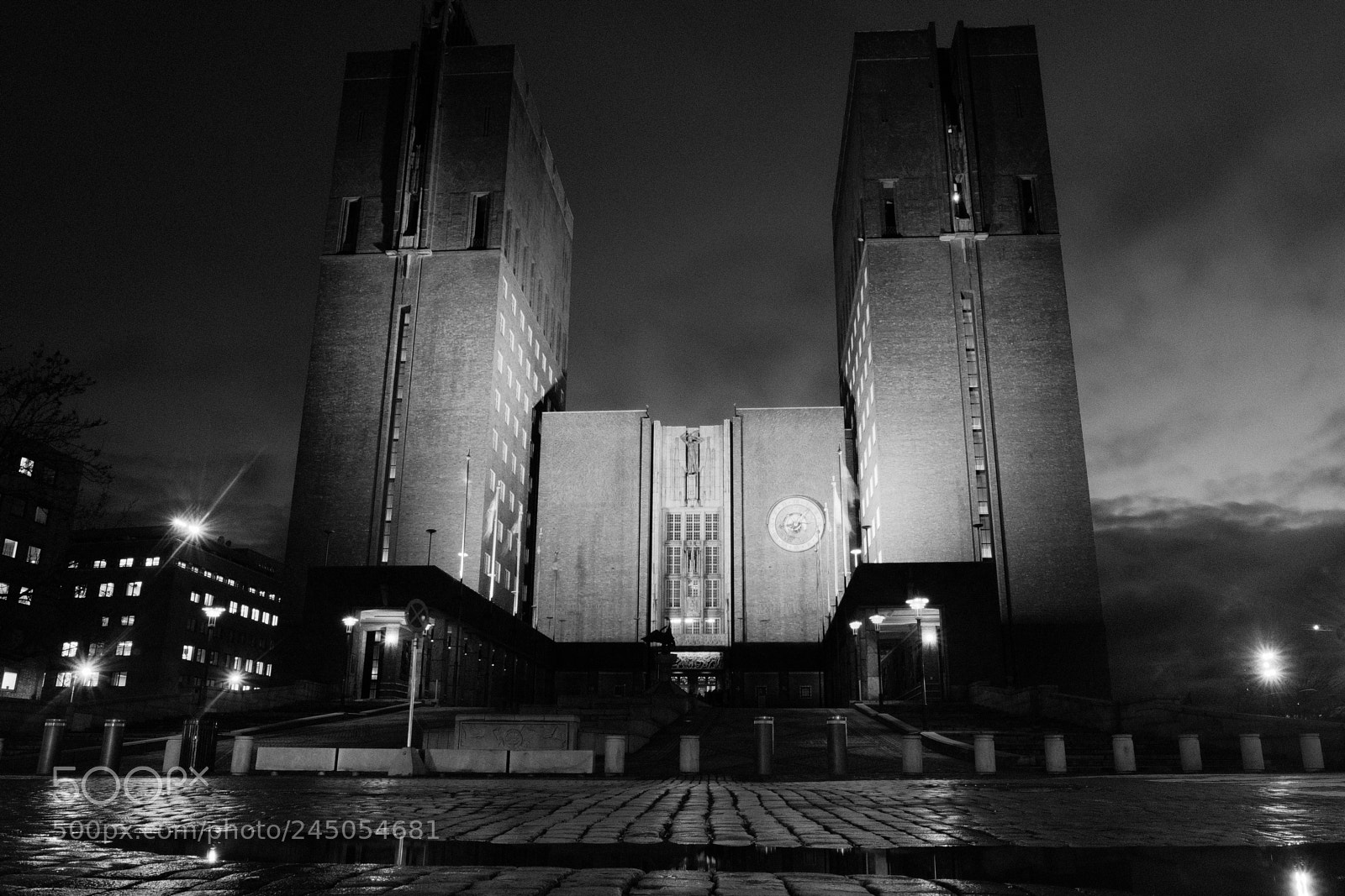Fujifilm X-T20 sample photo. Oslo city hall photography