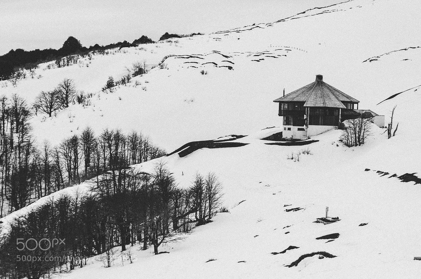 Nikon D5100 sample photo. Mountain hut photography