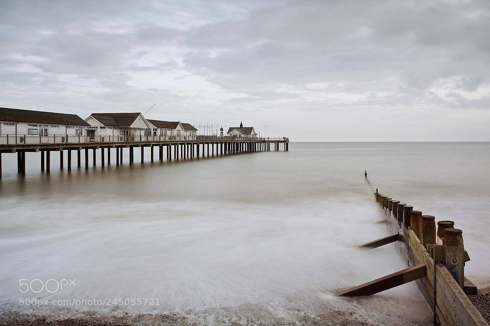 Nikon D5200 sample photo. Pier in winter photography