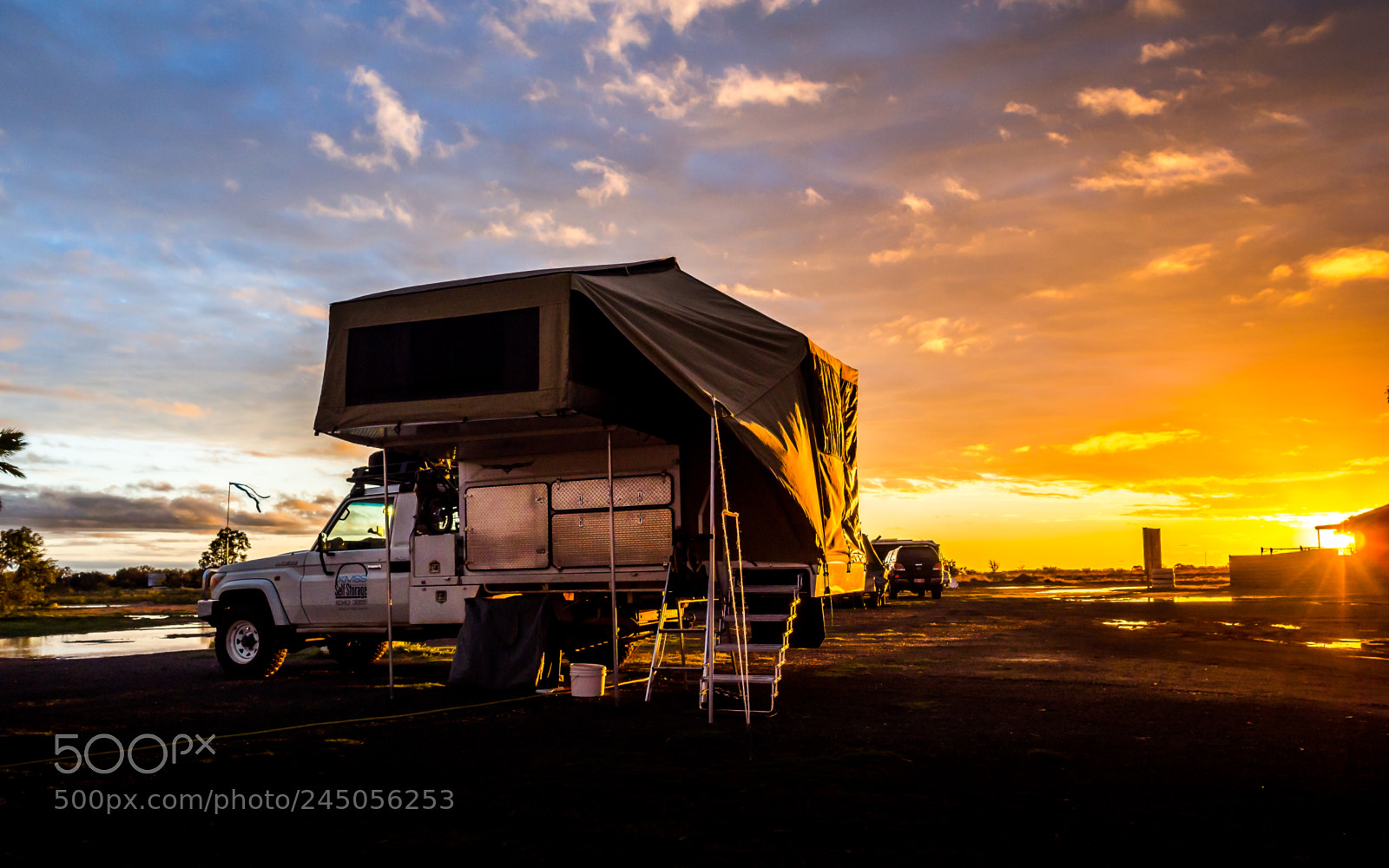 Olympus OM-D E-M5 sample photo. Outback sunset photography