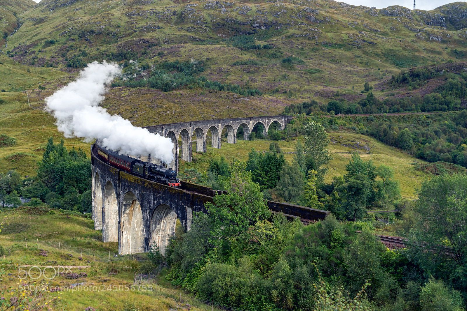 Sony a7R sample photo. Jacobite steam train, a.k.a photography