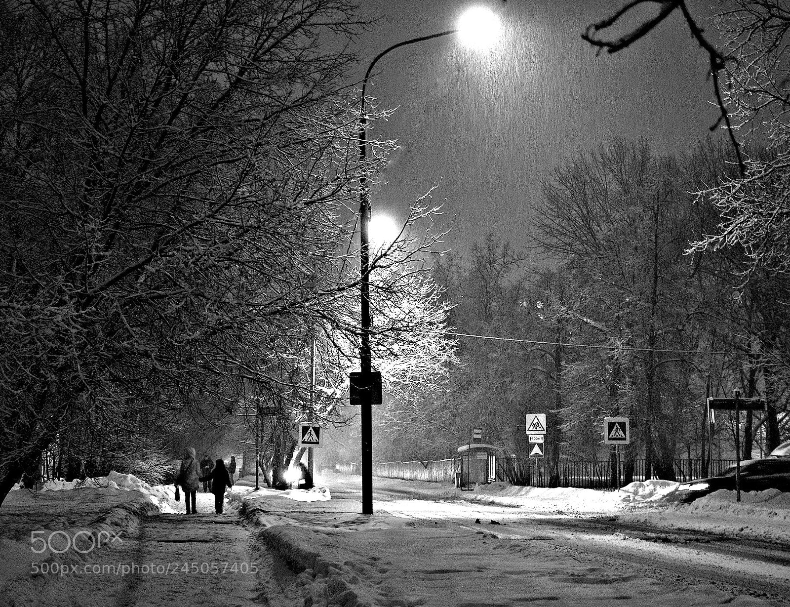 Olympus PEN E-P5 sample photo. Snowfall photography
