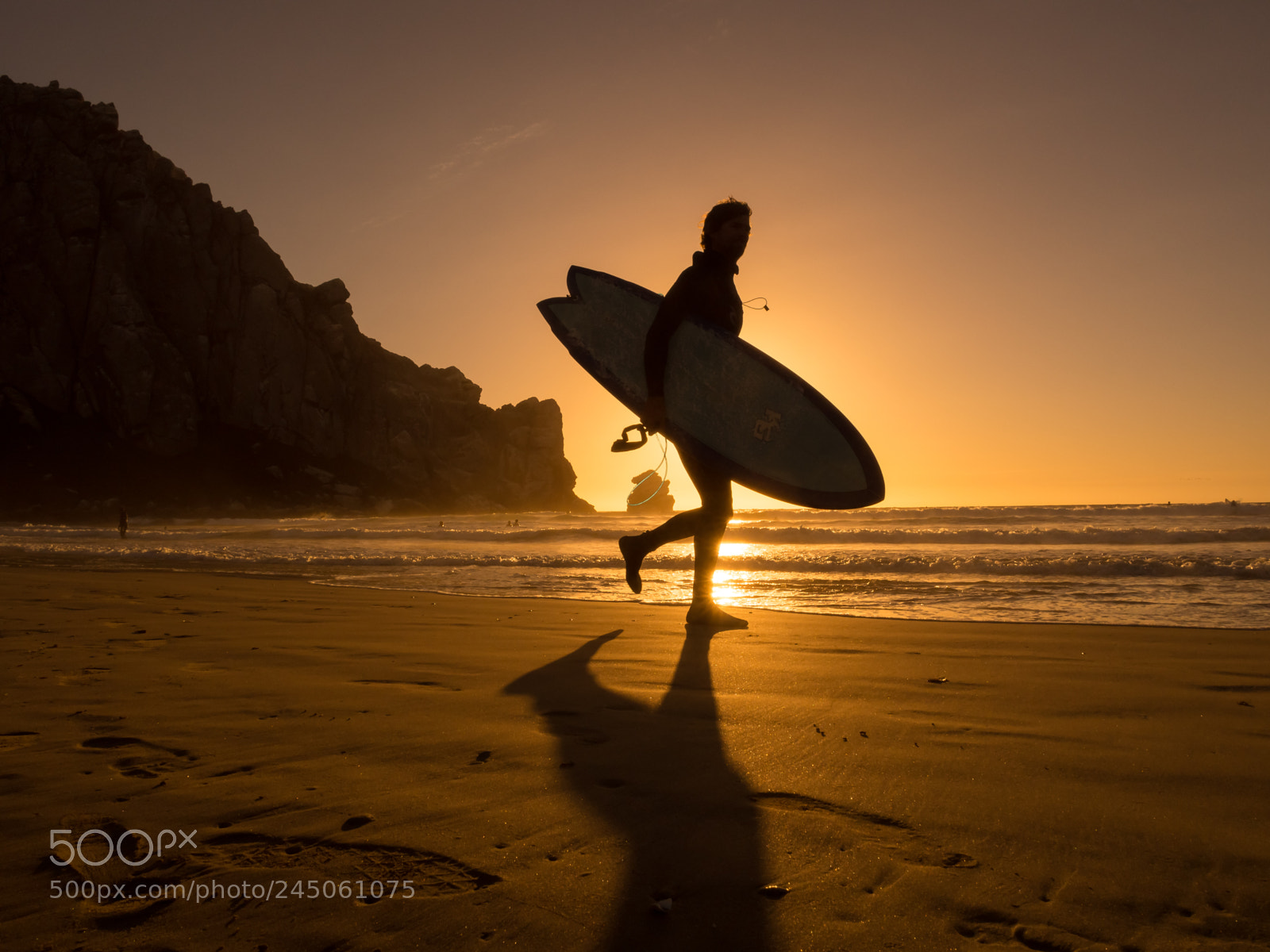 Olympus OM-D E-M5 sample photo. Surfer's sunset photography