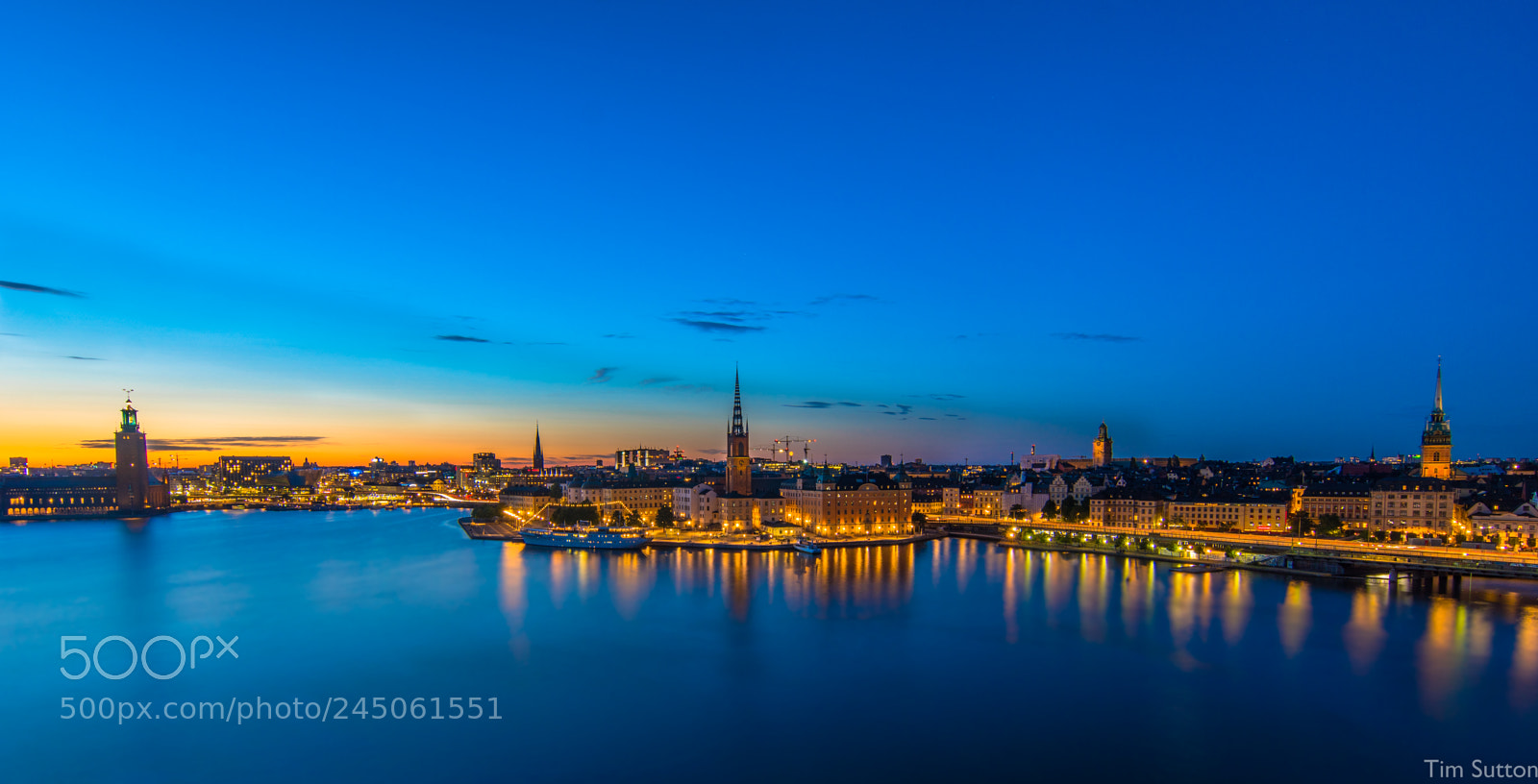 Sony ILCA-77M2 sample photo. Stockholm at dusk photography
