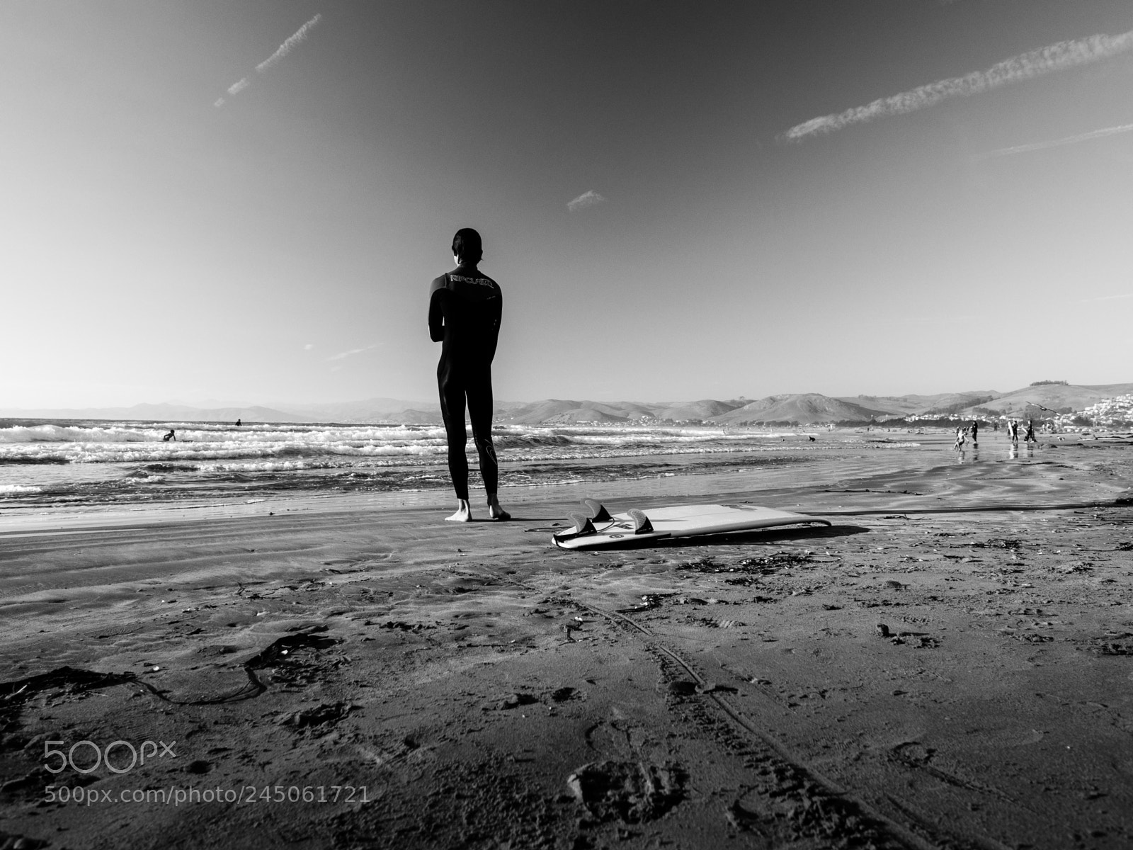 Olympus OM-D E-M5 sample photo. Waiting surfer photography