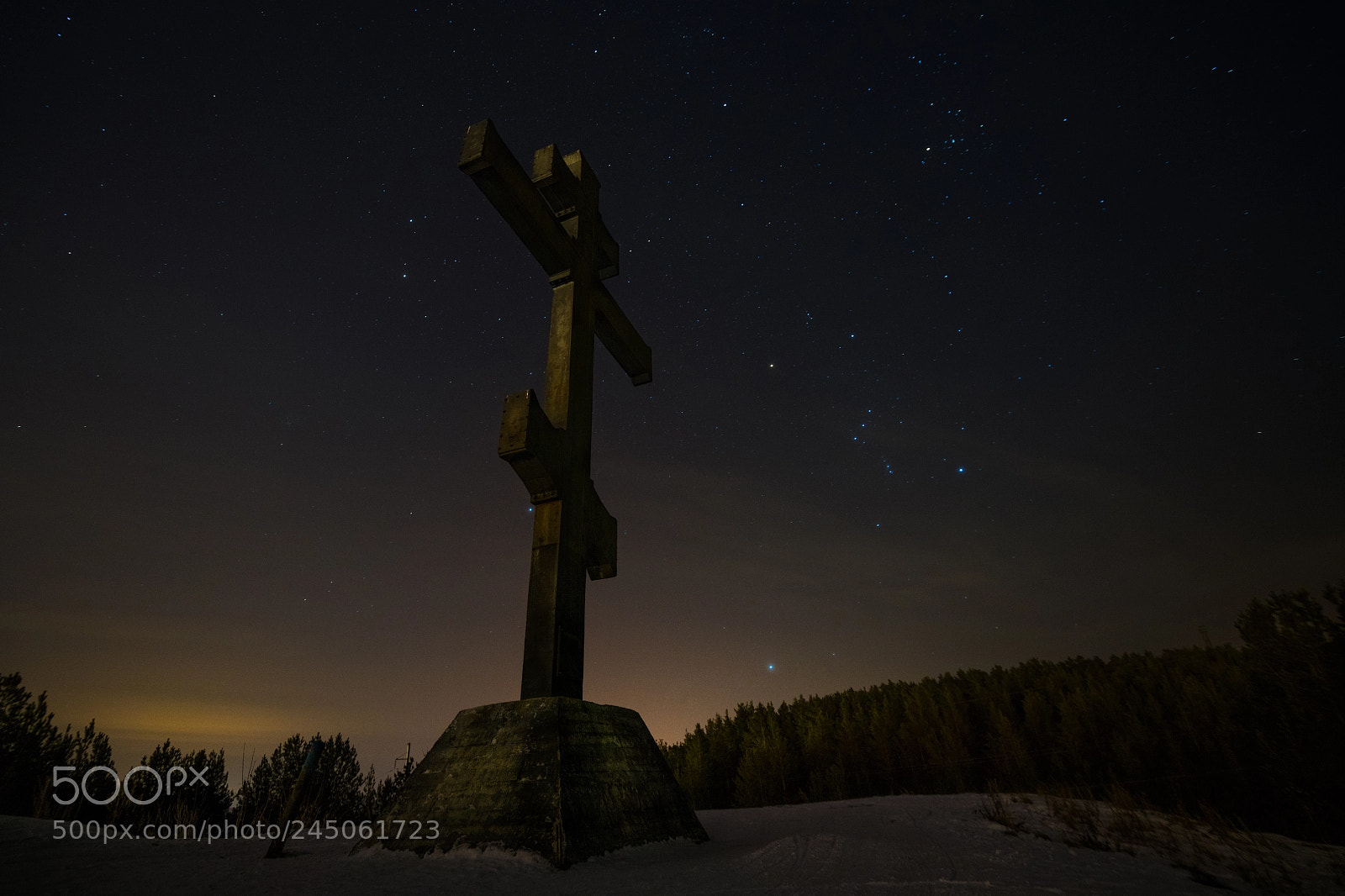 Nikon D850 sample photo. Winter night photography