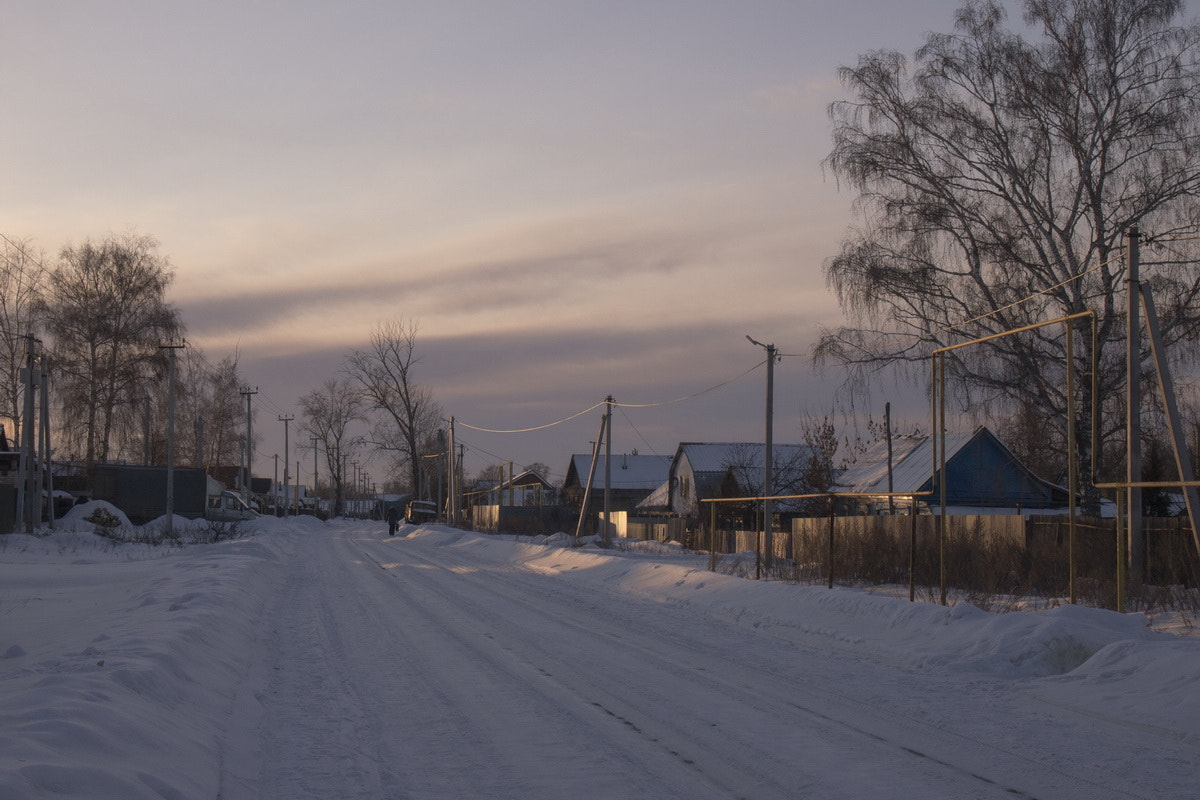 Olympus PEN E-PM1 sample photo. Winter evening photography