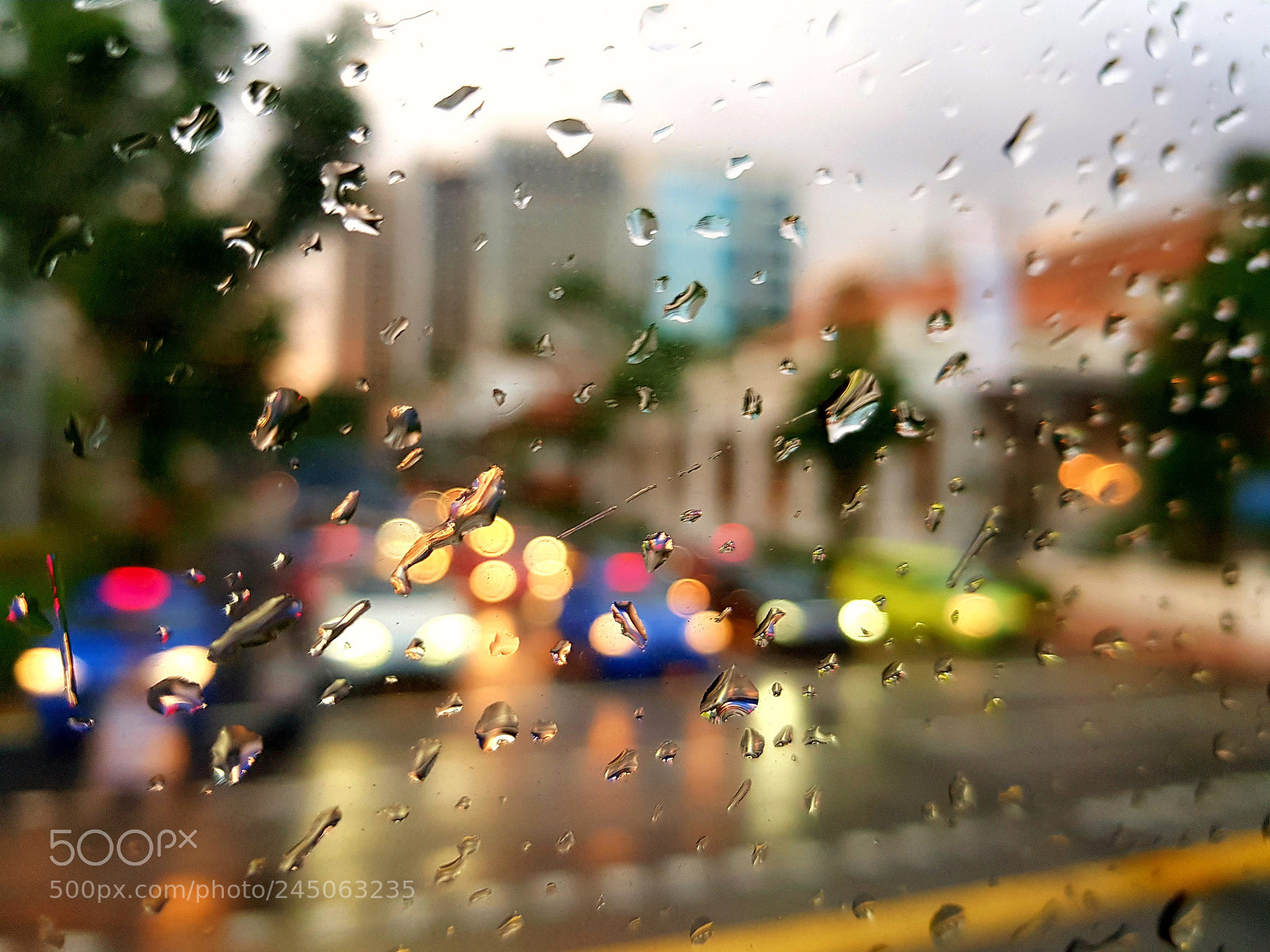 Samsung Galaxy S8+ sample photo. Rain drops in the photography