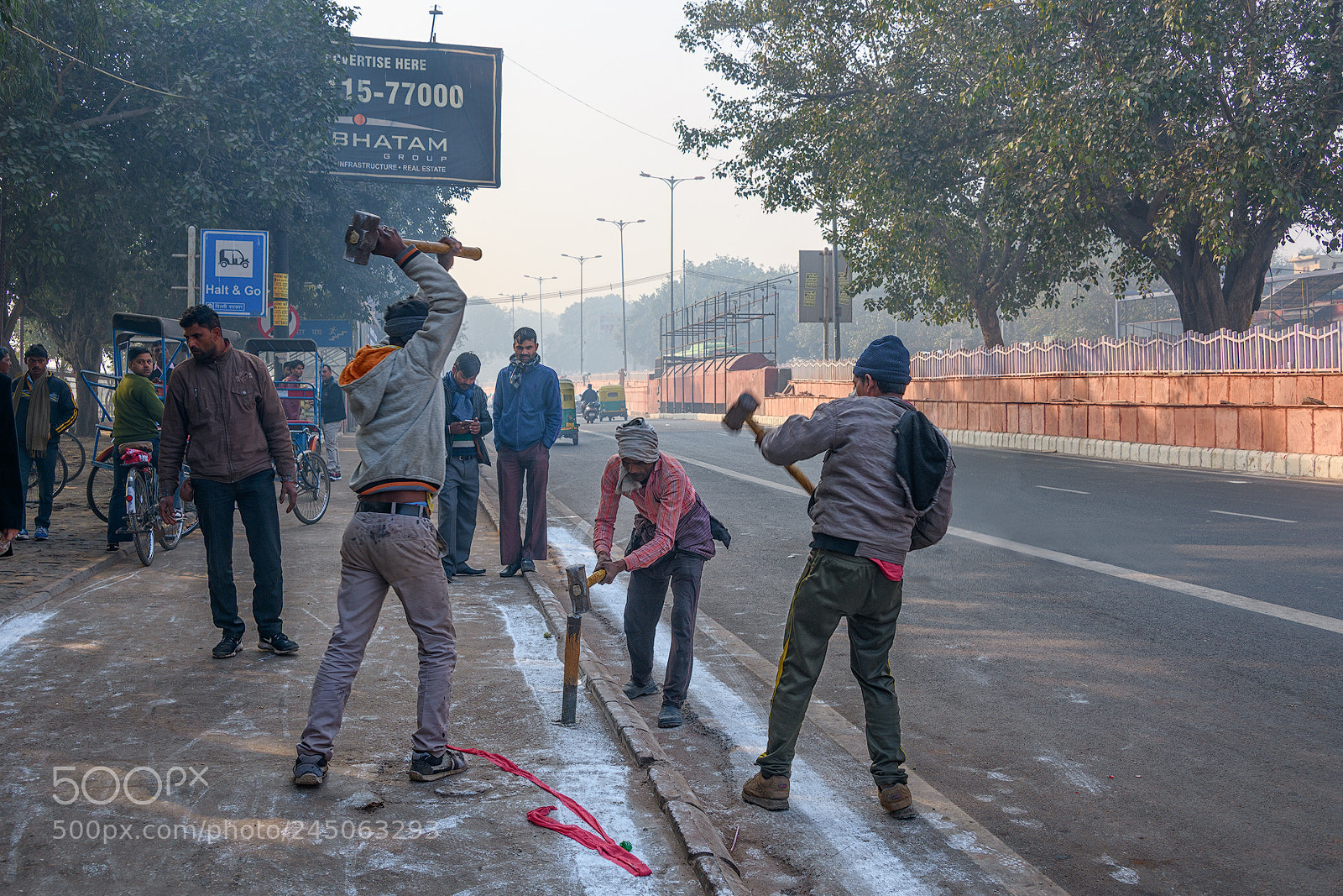 Nikon D850 sample photo. Men at work photography