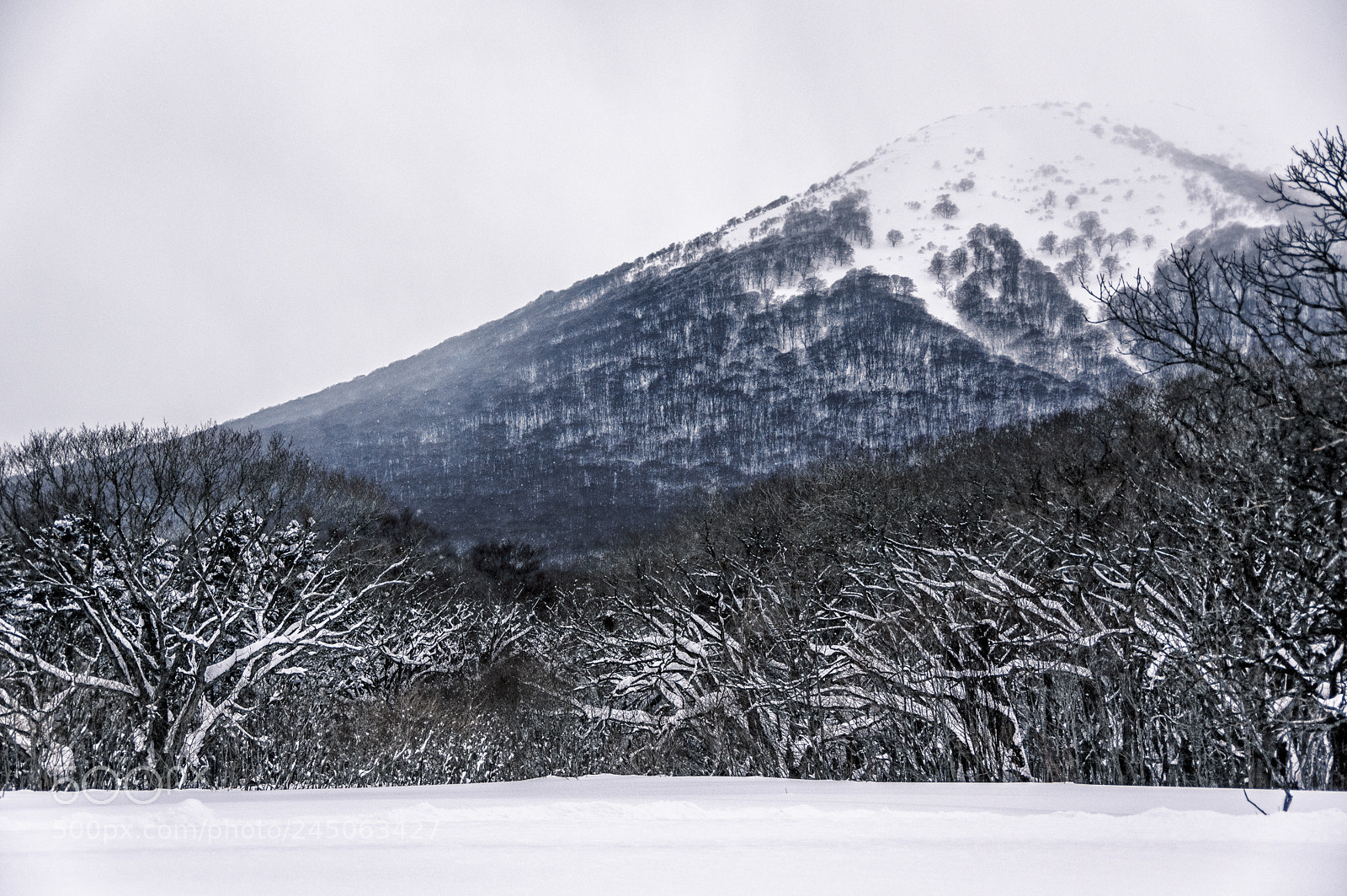 Pentax K-3 II sample photo. Snow mountain photography