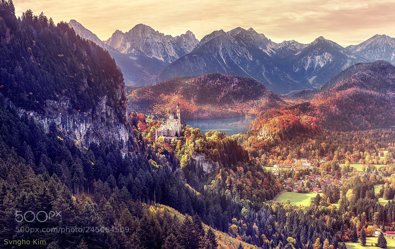 Nikon D810 sample photo. Neuschwanstein photography