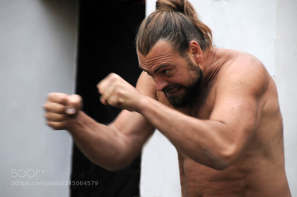 Nikon D300 sample photo. Trenér / trainer photography