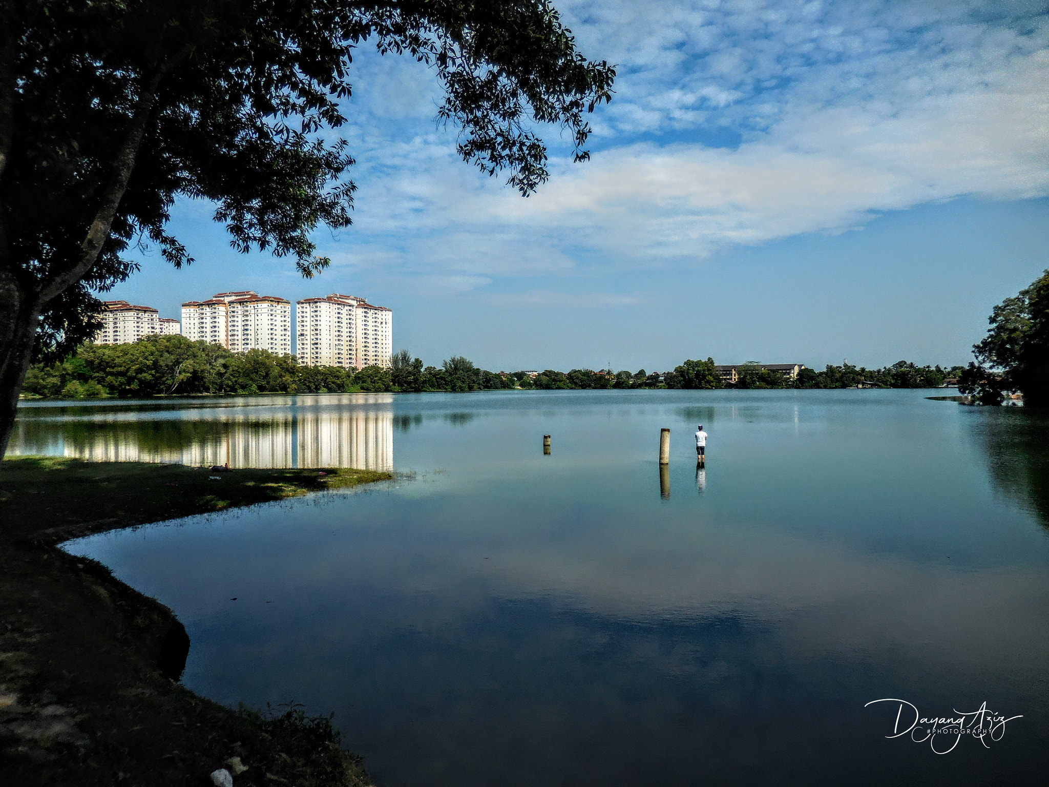 Nikon Coolpix S6800 sample photo. #fishingalone #bluelake #kundangselangor #malaysia photography