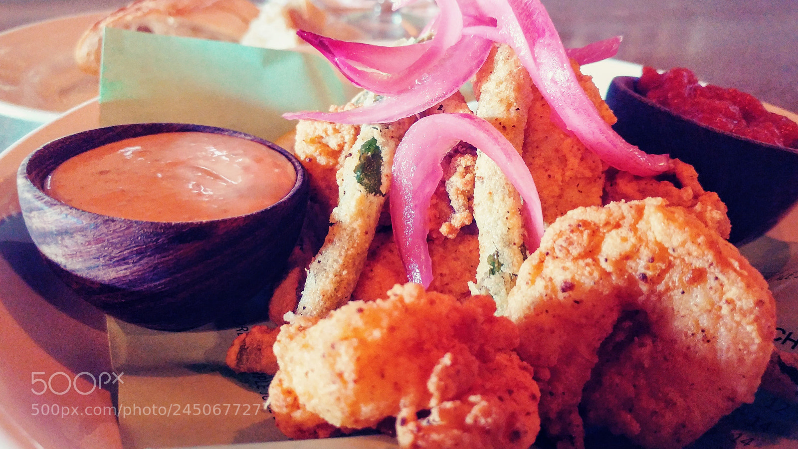 LG G5 sample photo. Fried shrimp photography