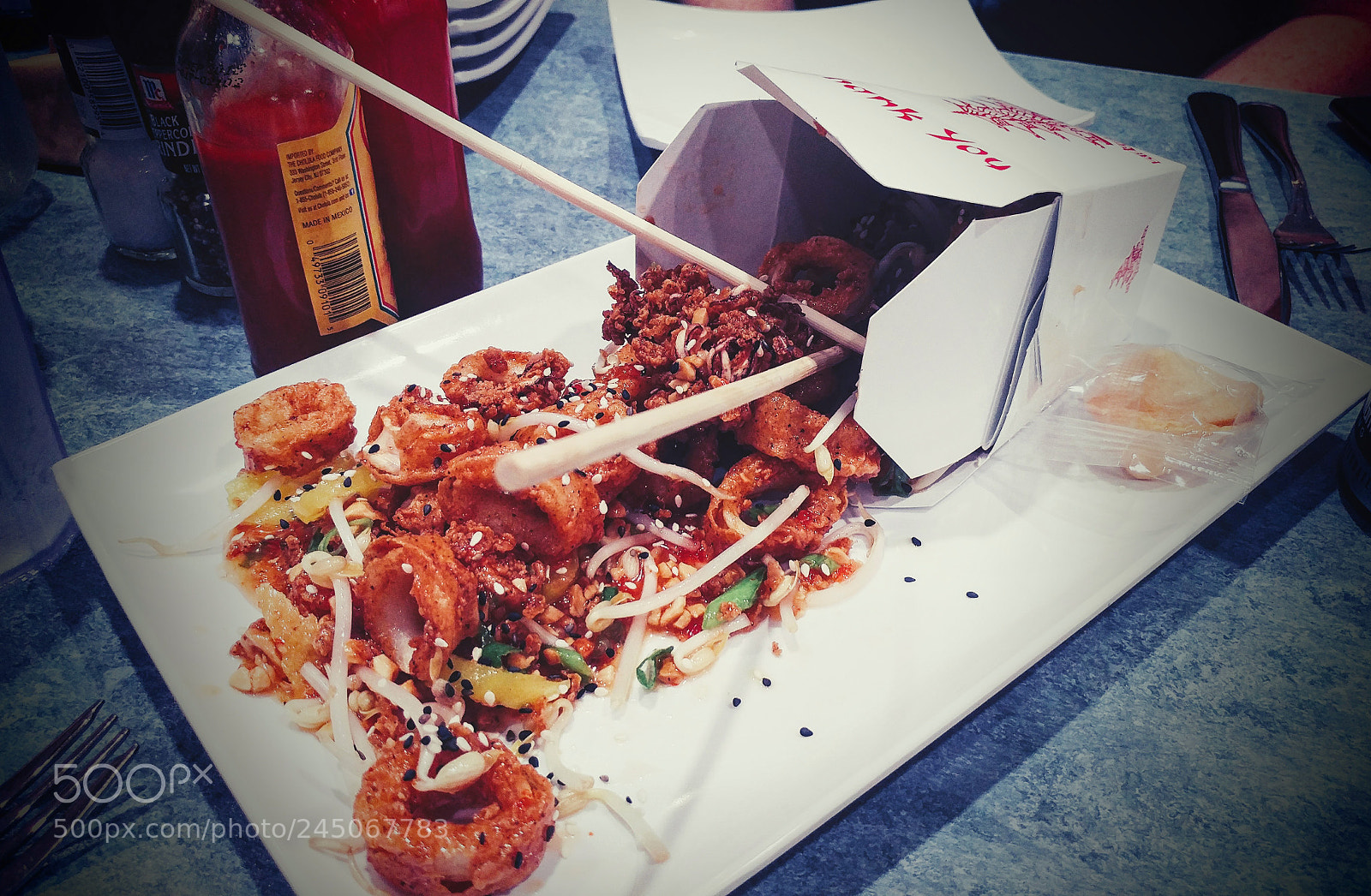 LG G5 sample photo. Chinese takeout appetizer photography