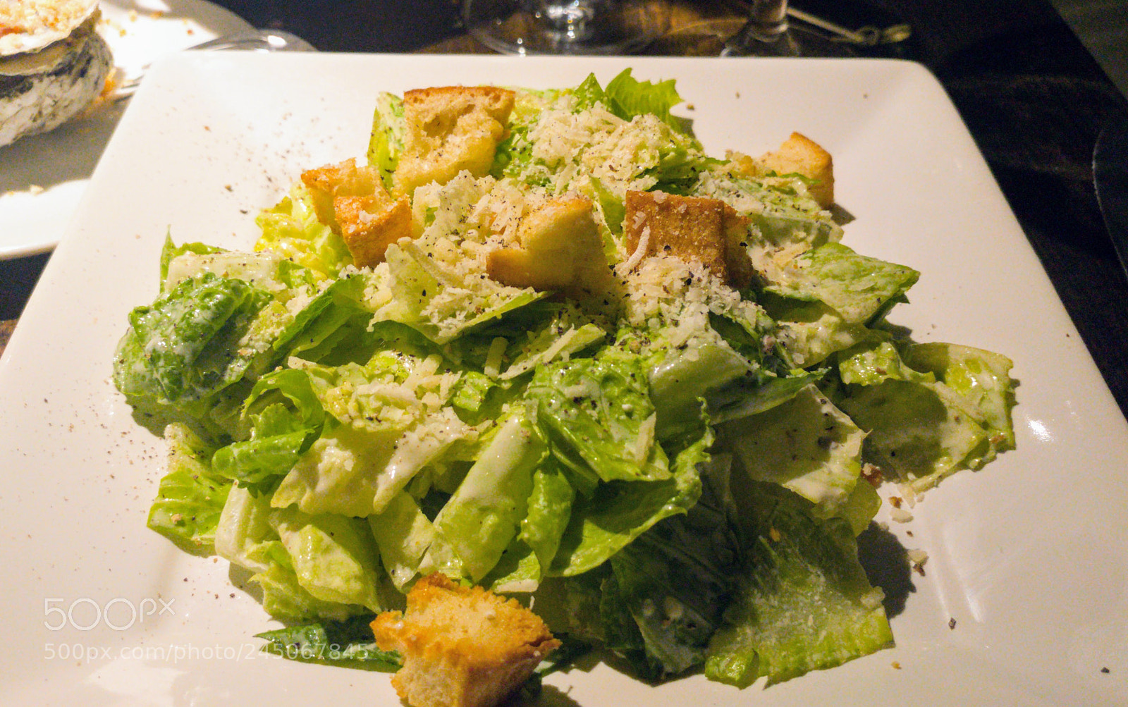 LG G5 sample photo. A ceasar salad photography