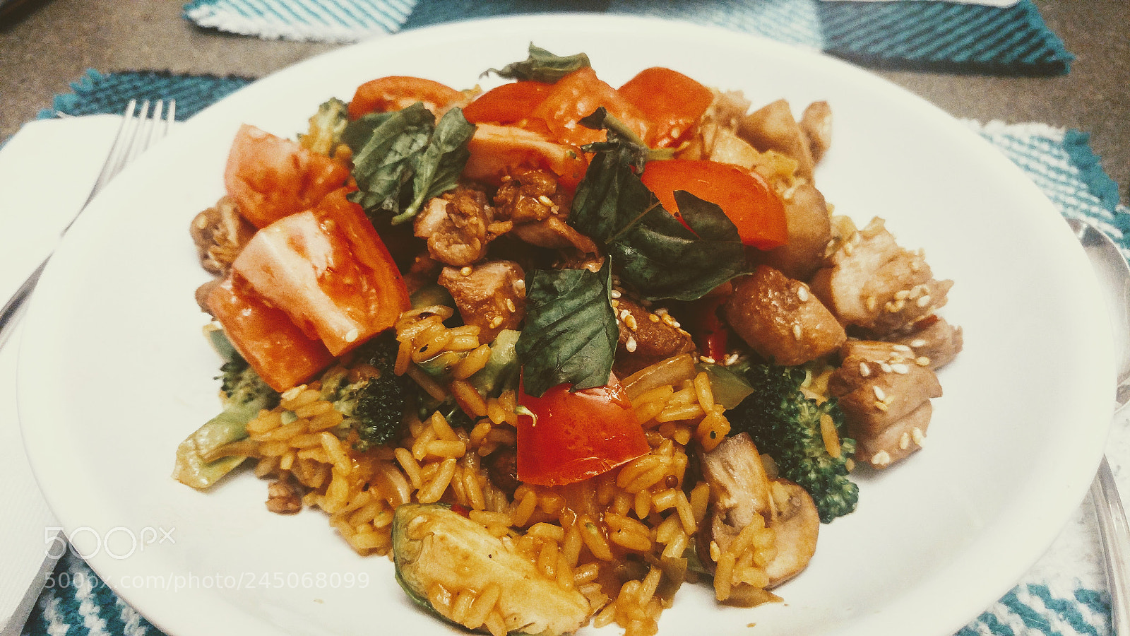 LG G5 sample photo. Stir fry photography