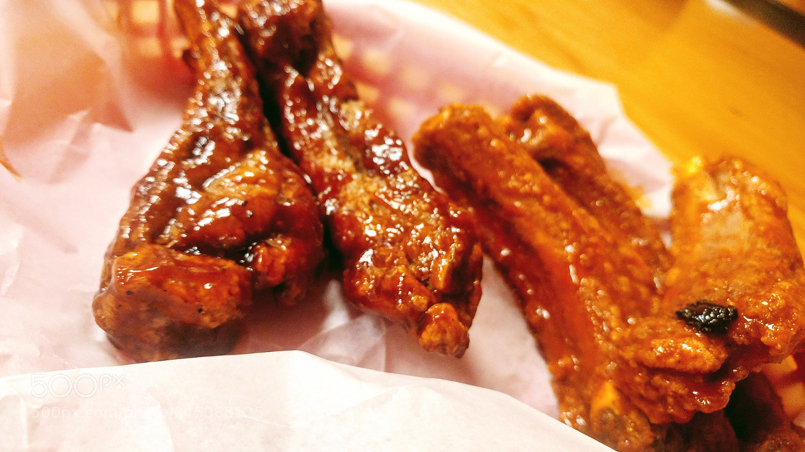 LG G5 sample photo. Deep fried buffalo ribs photography