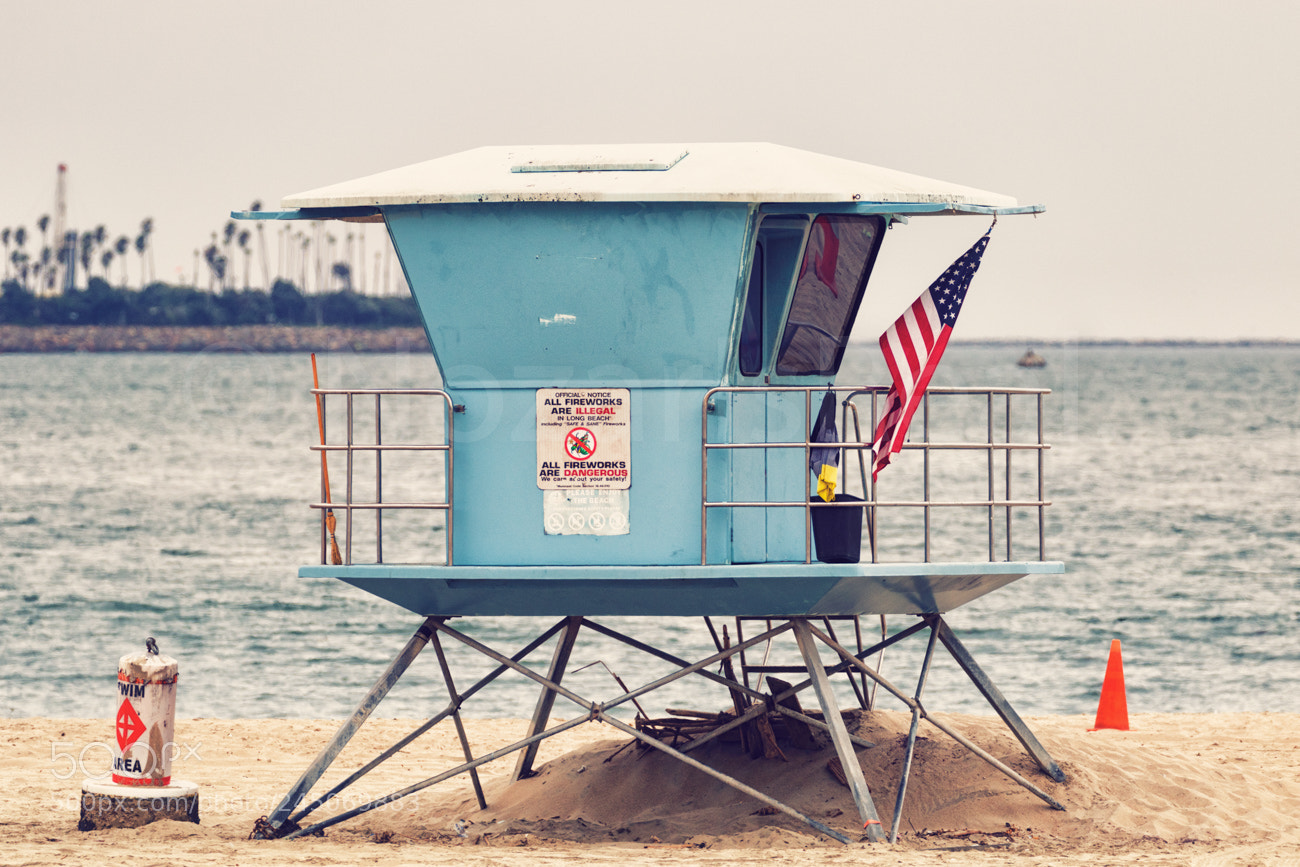 Canon EOS 7D Mark II sample photo. Baywatch tower photography