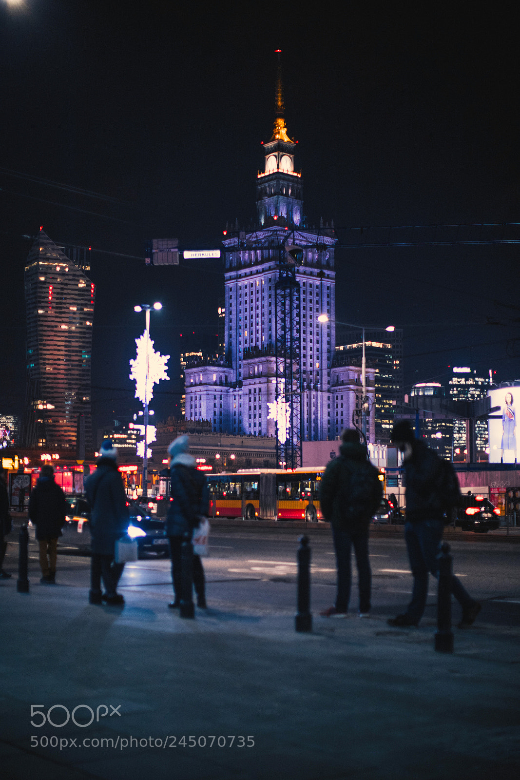 Canon EOS 6D Mark II sample photo. Night bus ii photography