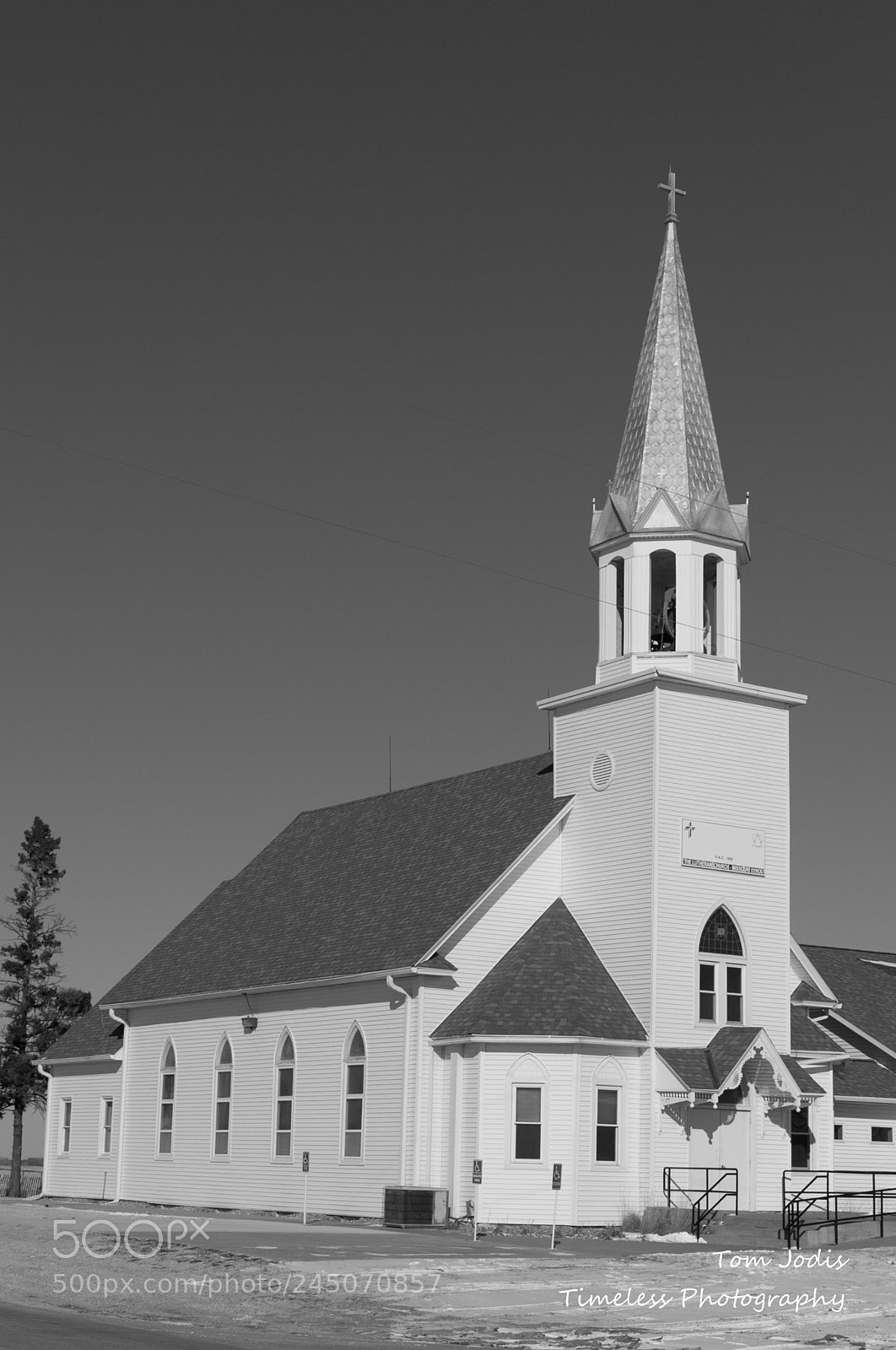 Nikon D700 sample photo. Country church photography