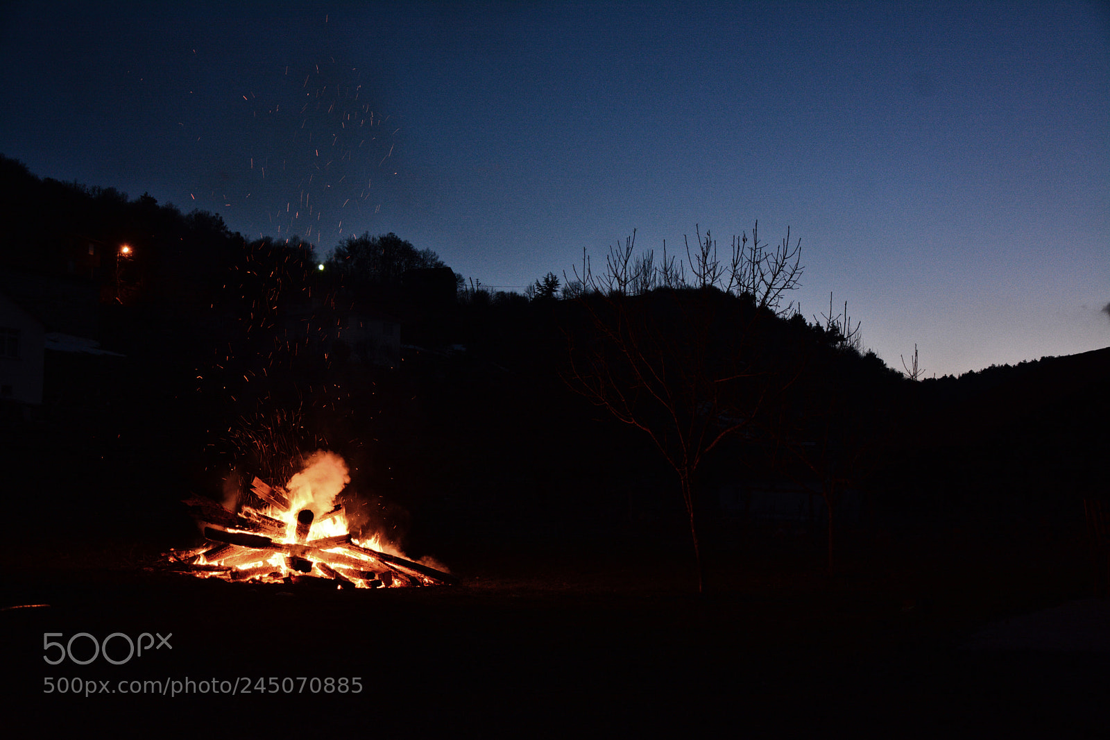 Nikon D7100 sample photo. Fire photography