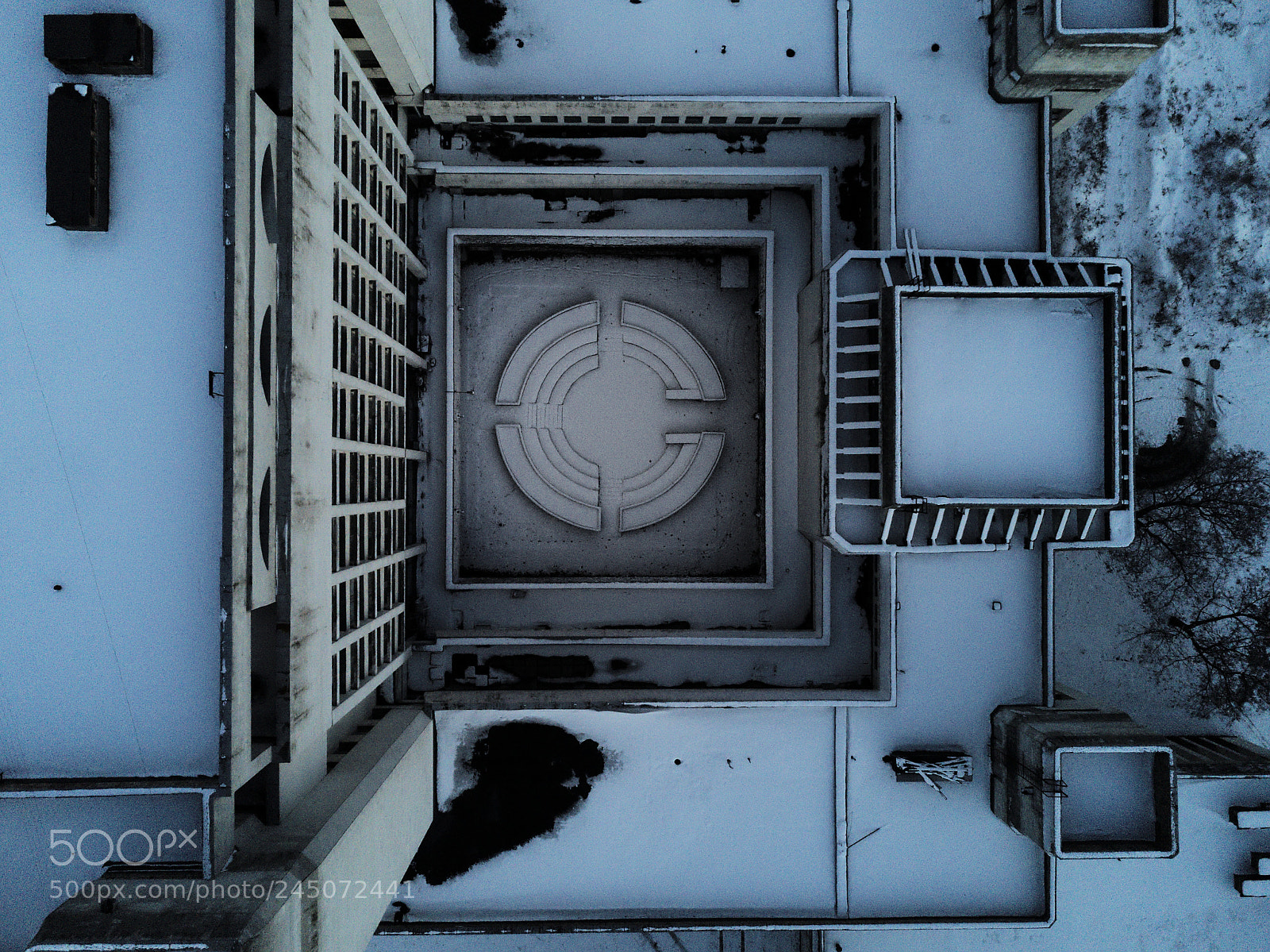 DJI FC220 sample photo. Coliseum of kyiv polytechnic photography