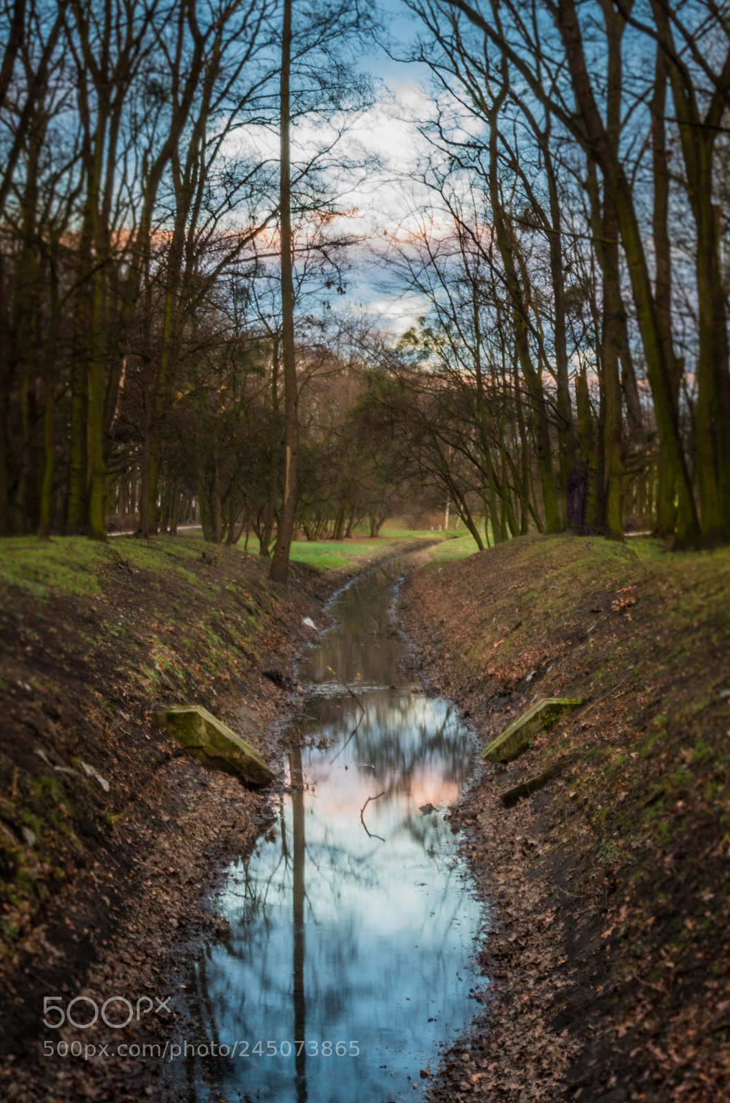 Pentax K-5 sample photo. Brook in a park photography