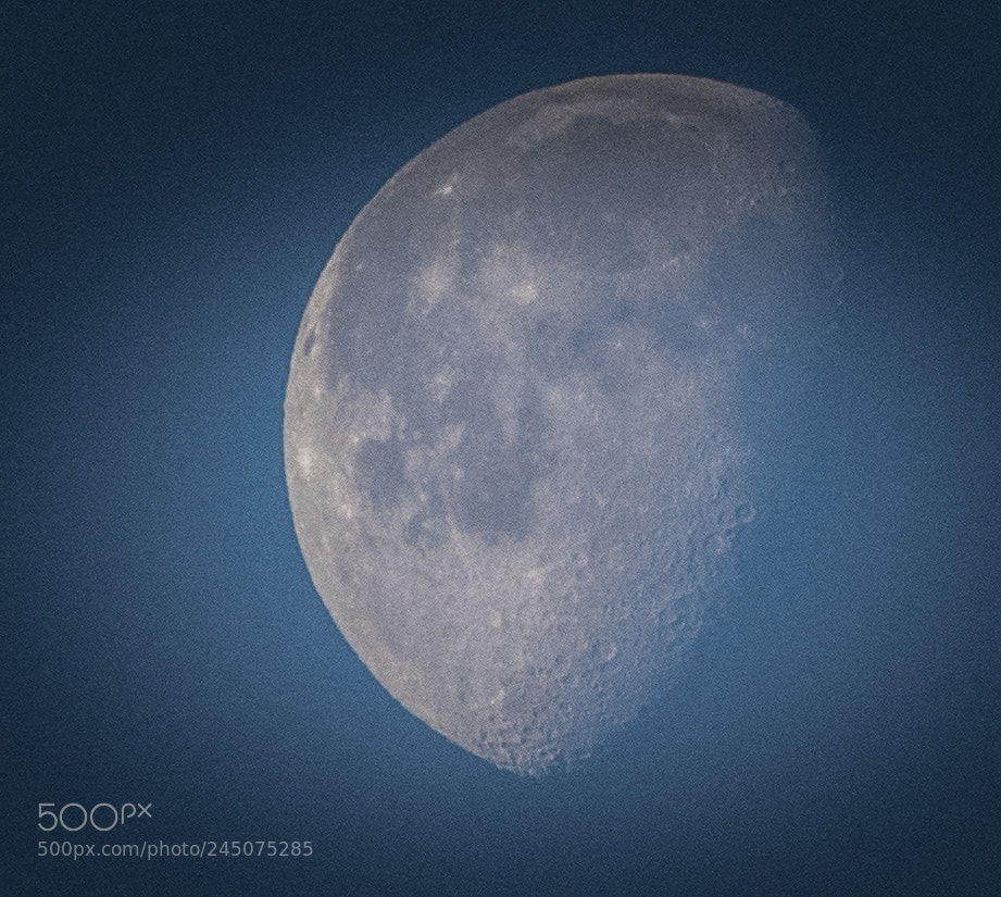 Nikon D7100 sample photo. Moon photography