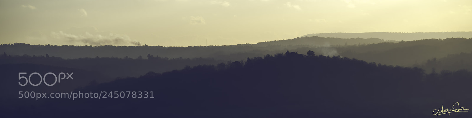 Sony Alpha a5000 (ILCE 5000) sample photo. Surrey hills sunset photography