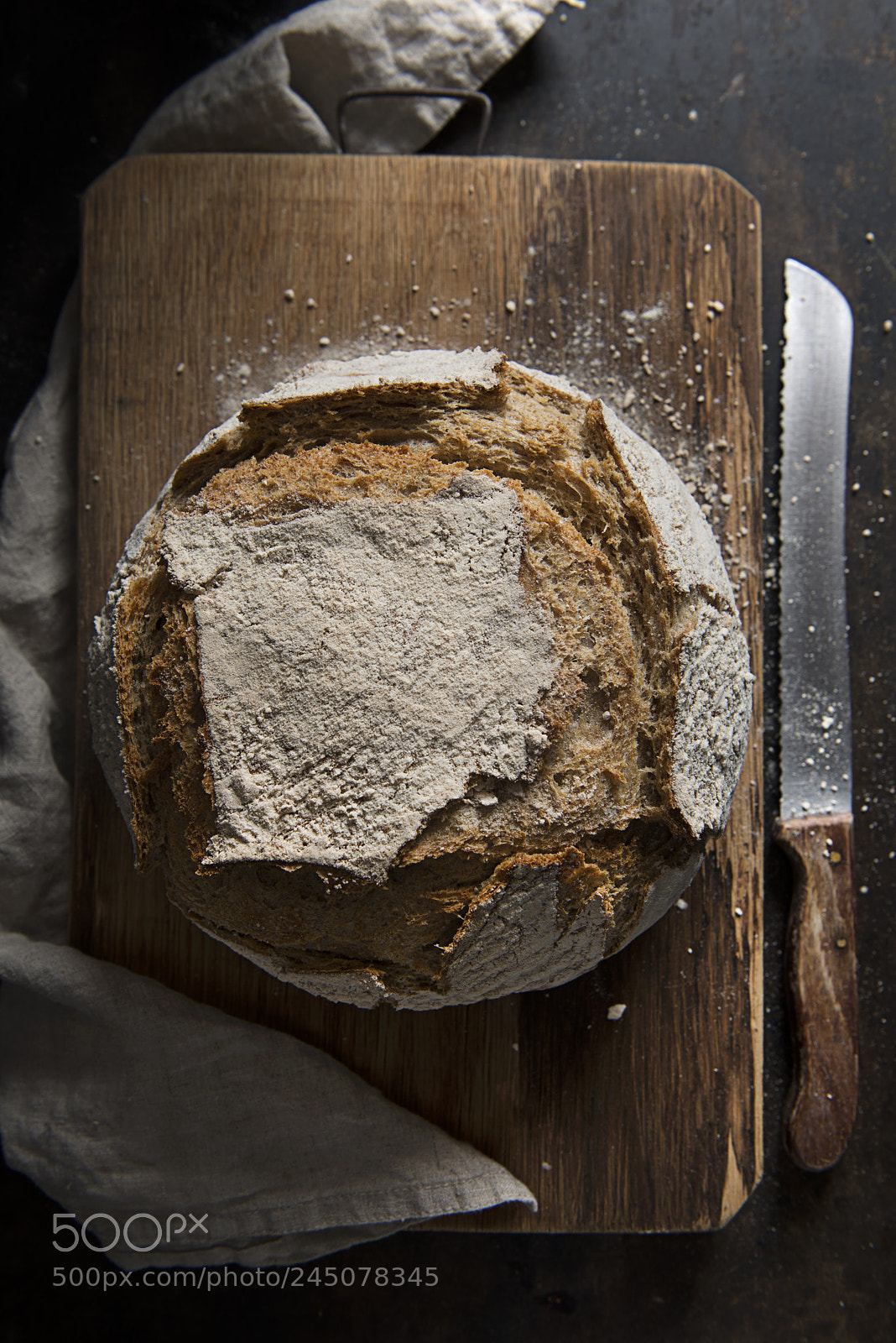 Nikon D800 sample photo. Homemade bread photography