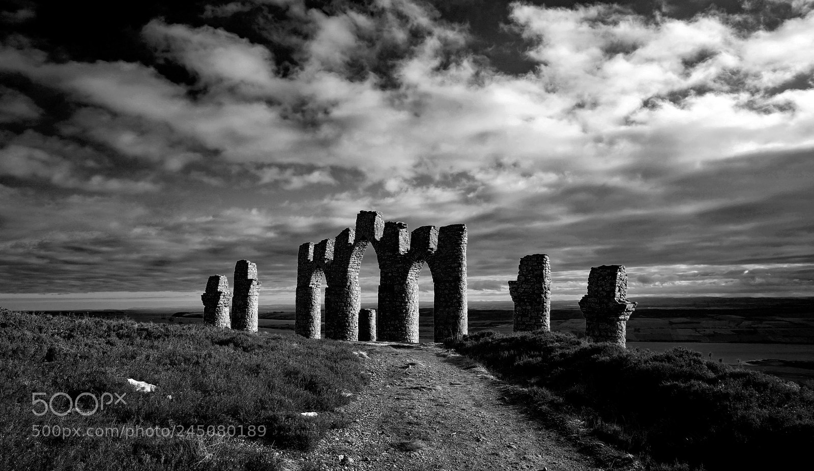 Sony a7 sample photo. Fyrish monument, ross-shire, scottish photography