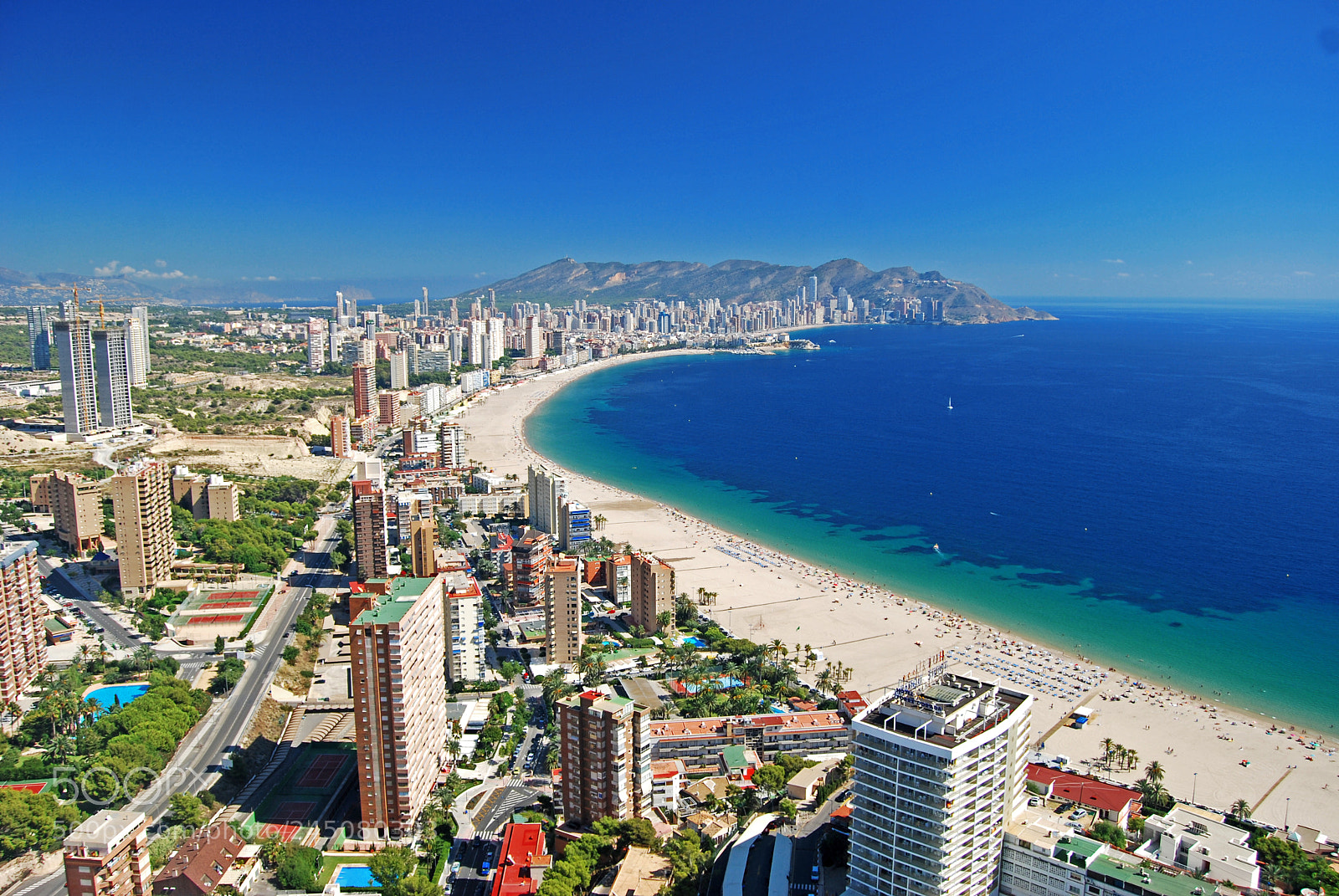 Nikon D40X sample photo. Benidorm - verano photography