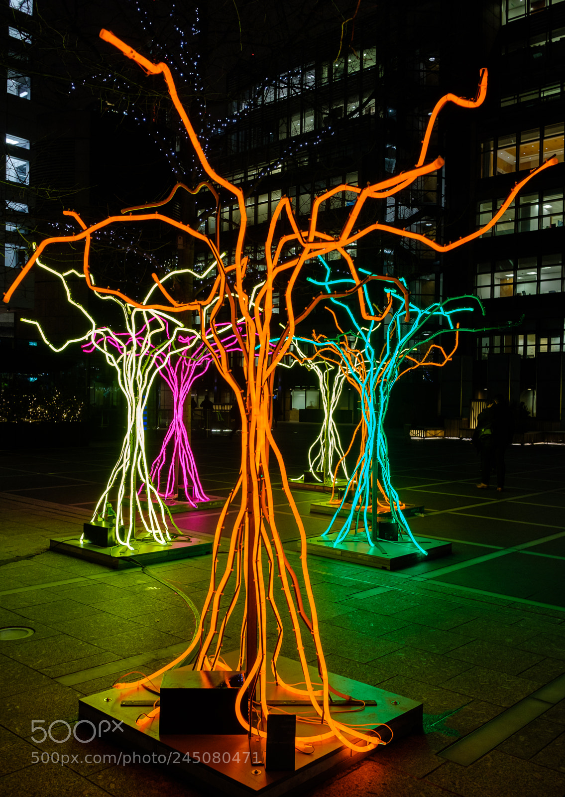 Fujifilm X100F sample photo. Light display broadgate liverpool photography