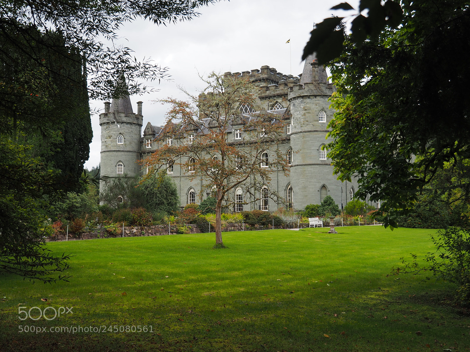 Olympus OM-D E-M5 II sample photo. Inveraray castle, scotland photography