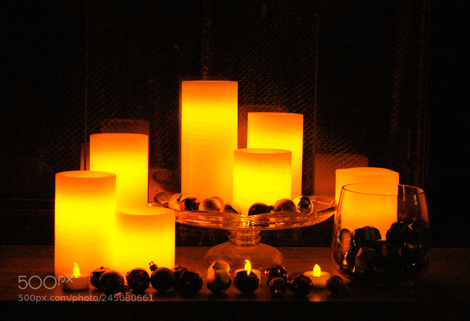 Nikon D70s sample photo. Golden candles photography