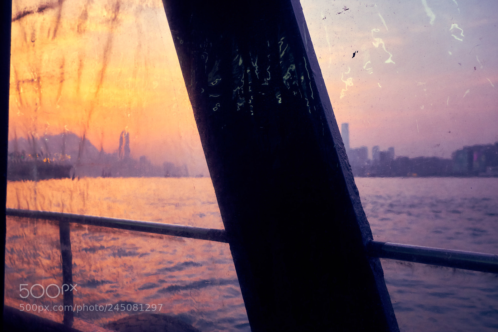 Fujifilm X-T2 sample photo. Sunset from star ferry photography