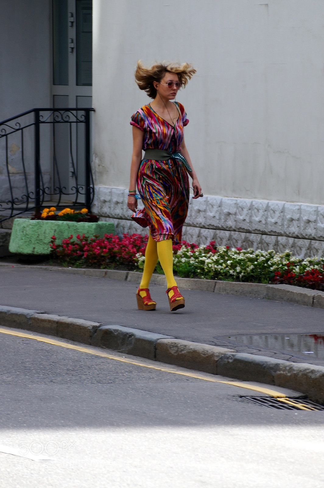 Sony Alpha NEX-6 sample photo. Walking rainbow photography