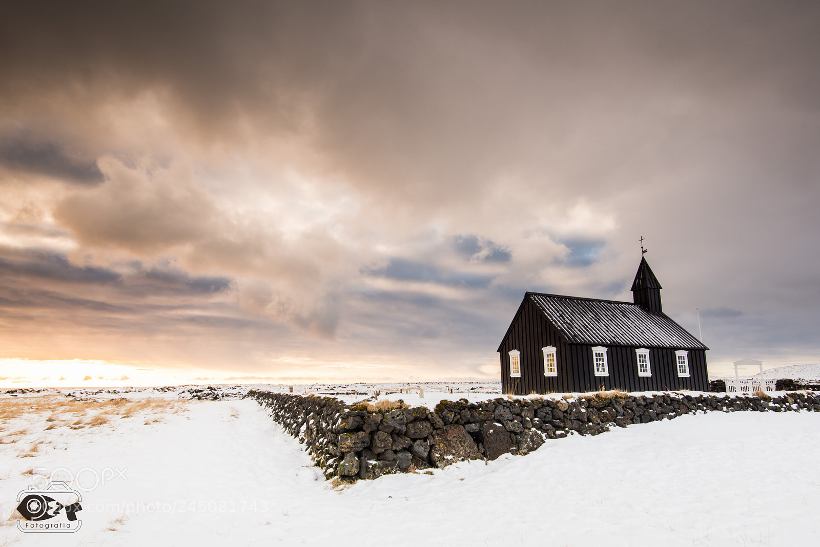 Nikon D800 sample photo. Búðakirkja photography