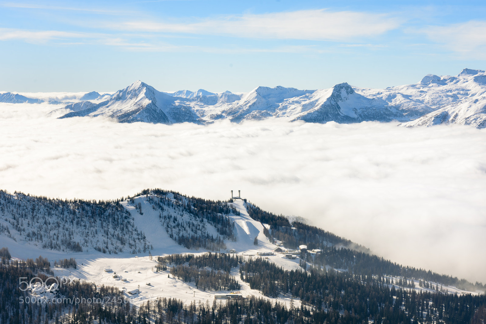 Nikon D7200 sample photo. Over the clouds photography