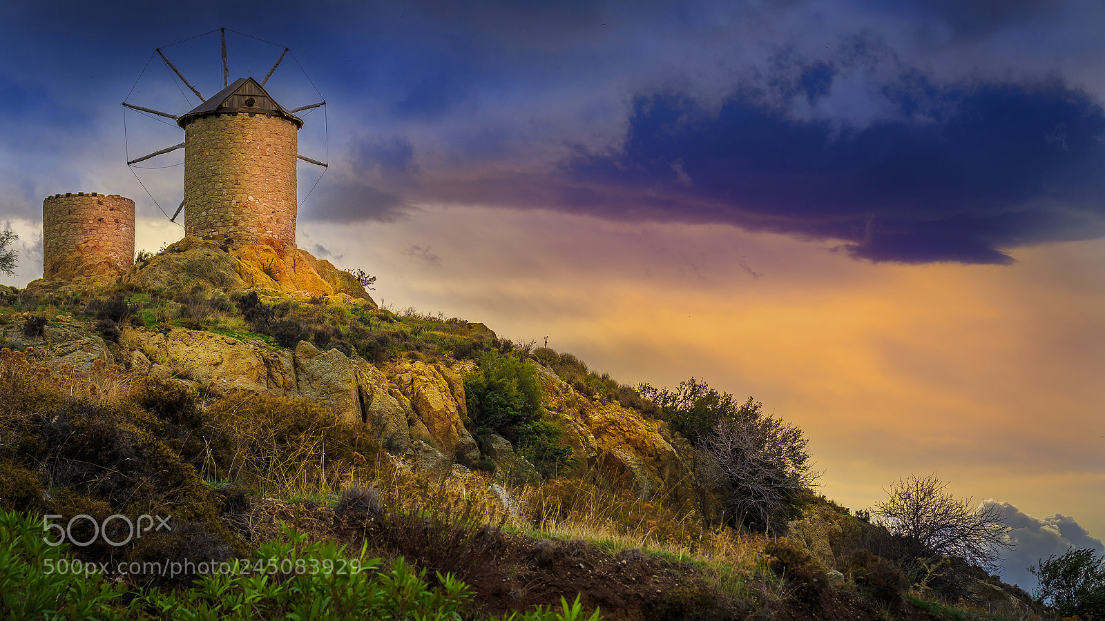 Canon EOS 7D Mark II sample photo. Yel deĞİrmenlerİ photography
