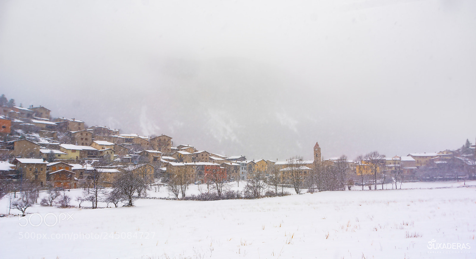 Nikon D7100 sample photo. Gósol winter photography