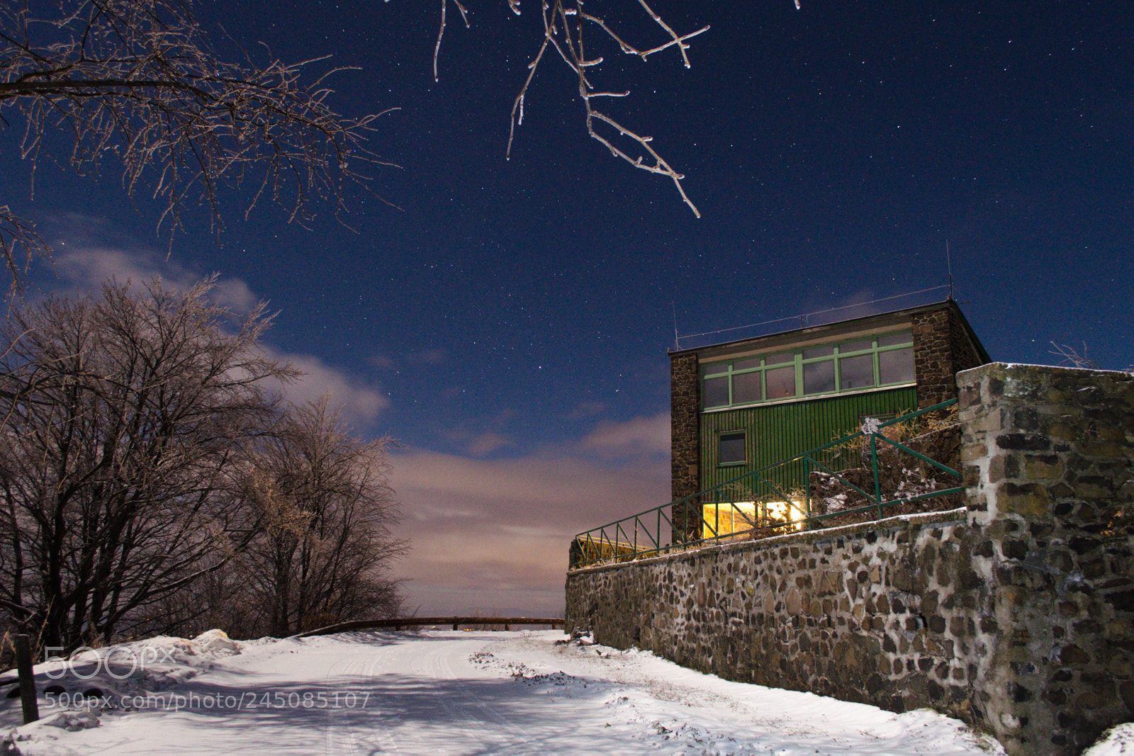 Nikon D5100 sample photo. Winter night photography