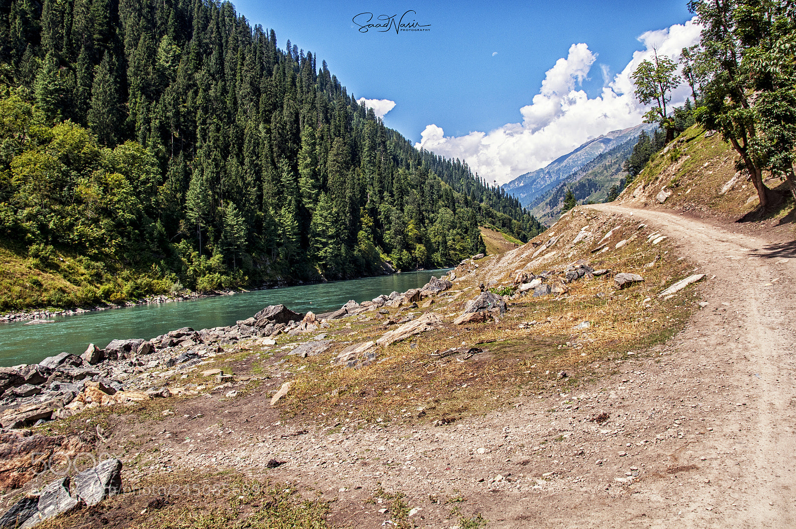 Nikon D5000 sample photo. The beautiful river neelum photography