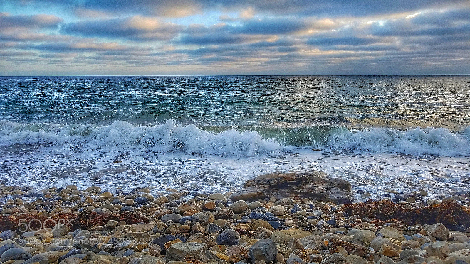 Samsung Galaxy S7 sample photo. Rocky waves photography
