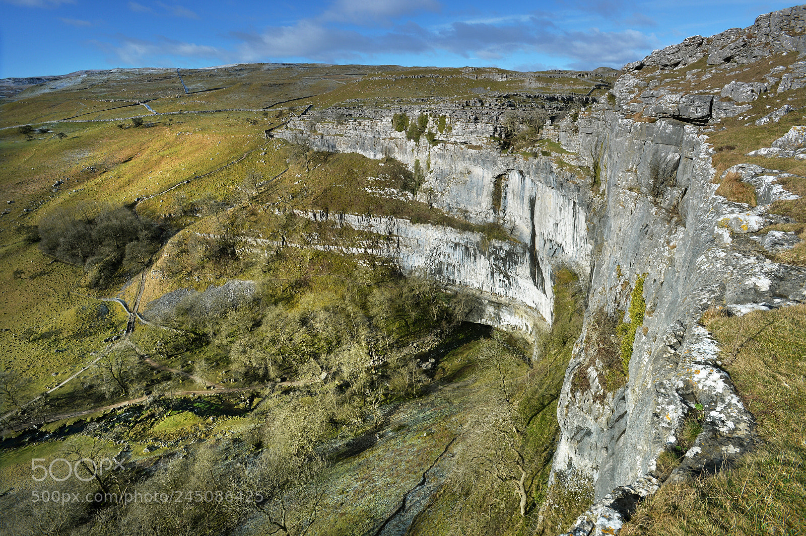 Nikon D4 sample photo. Malham cove. photography