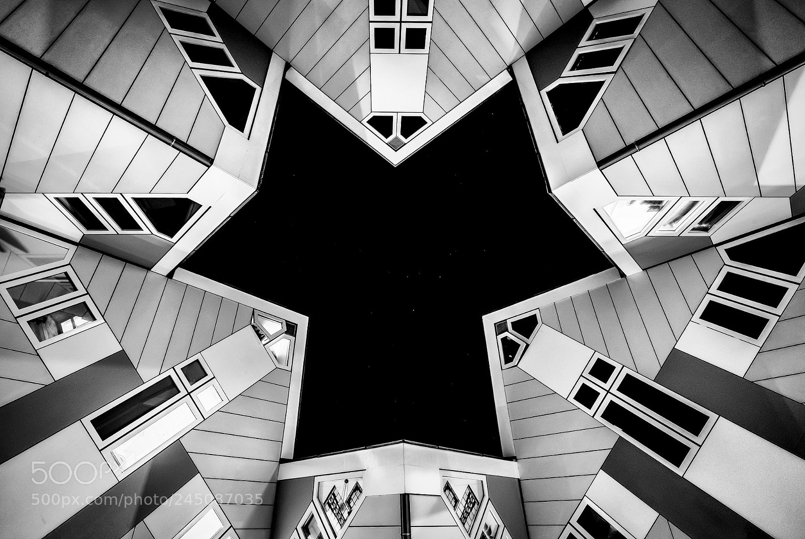 Sony a7 II sample photo. Cube houses rotterdam b photography
