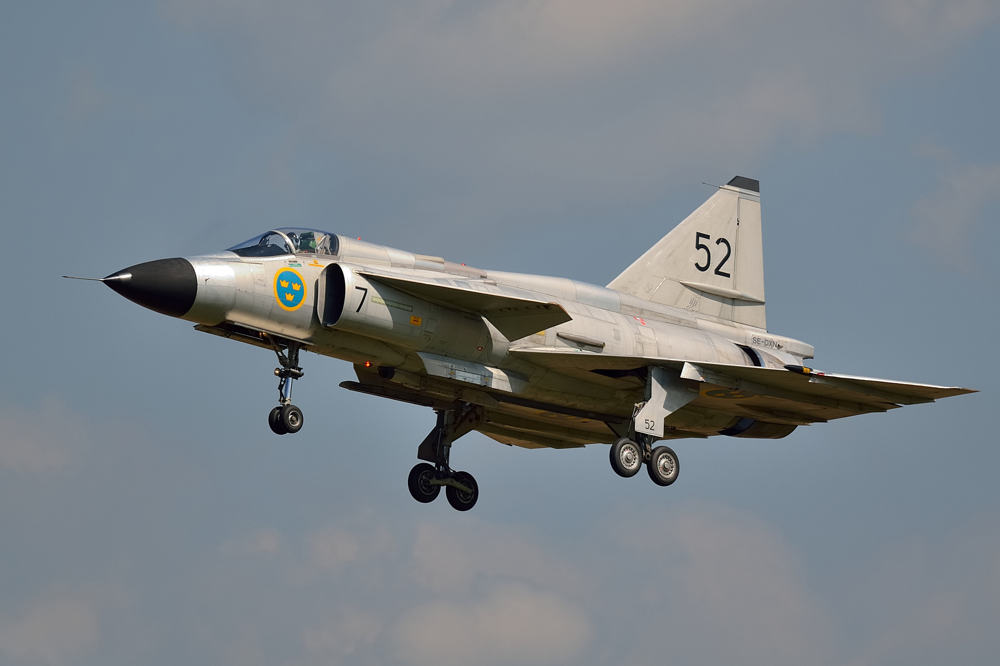 Nikon D7000 + Sigma APO 100-300mm F4 EX IF HSM sample photo. Saab ajs 37 viggen photography